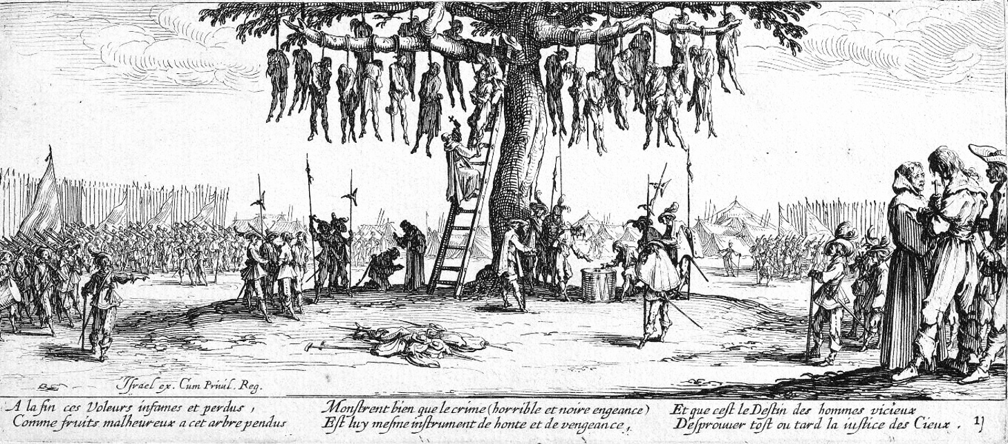 The Hanging by Jacques Callot