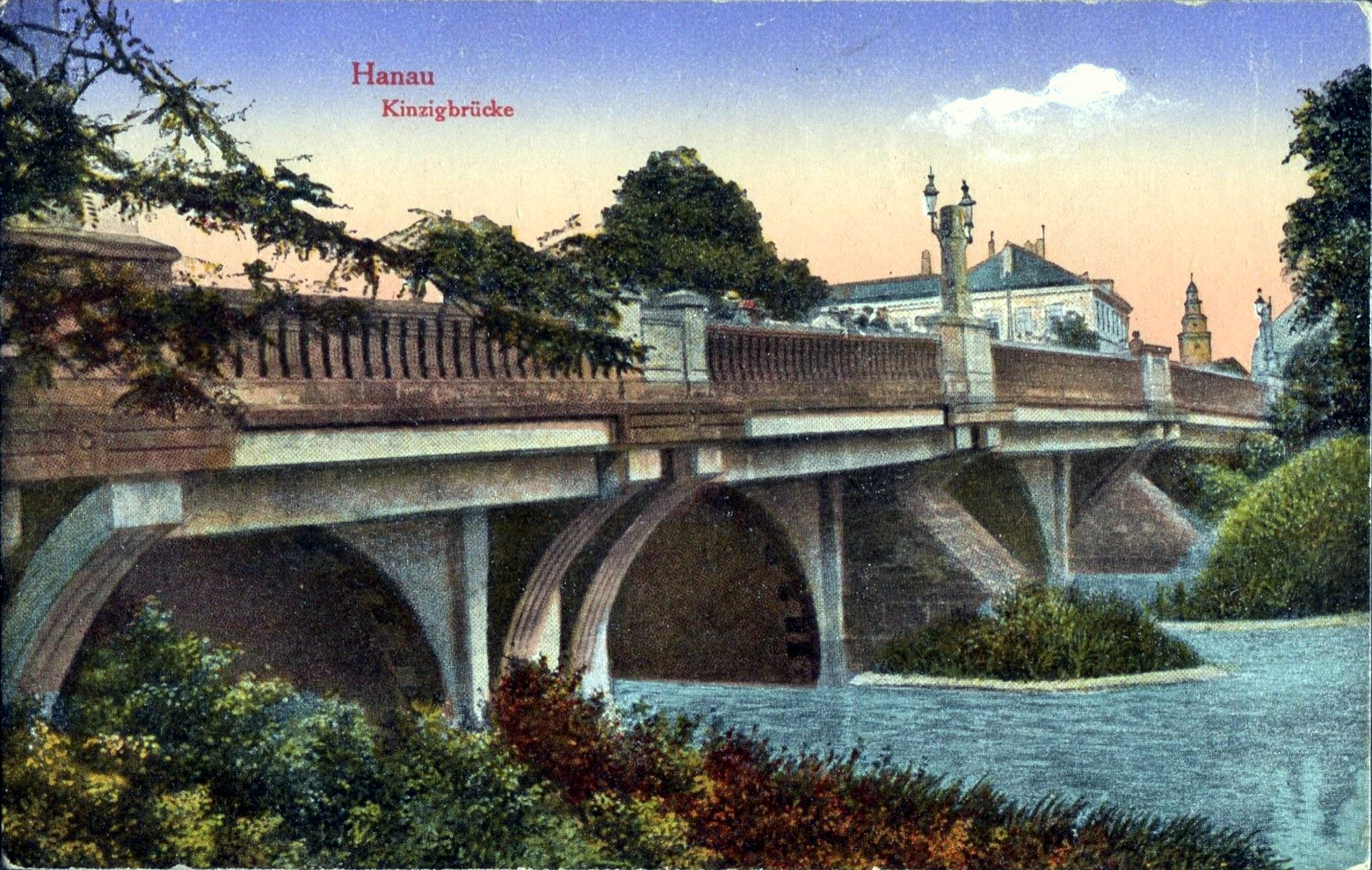 Hanau Kinzigbrücke vor1914